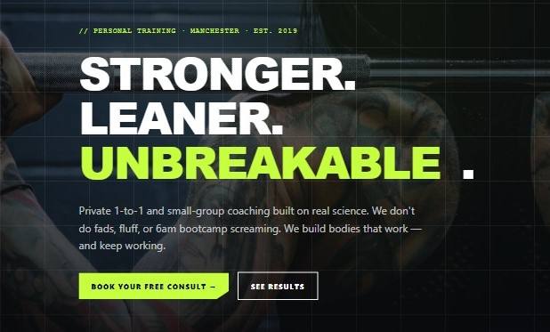 Forge Athletic website